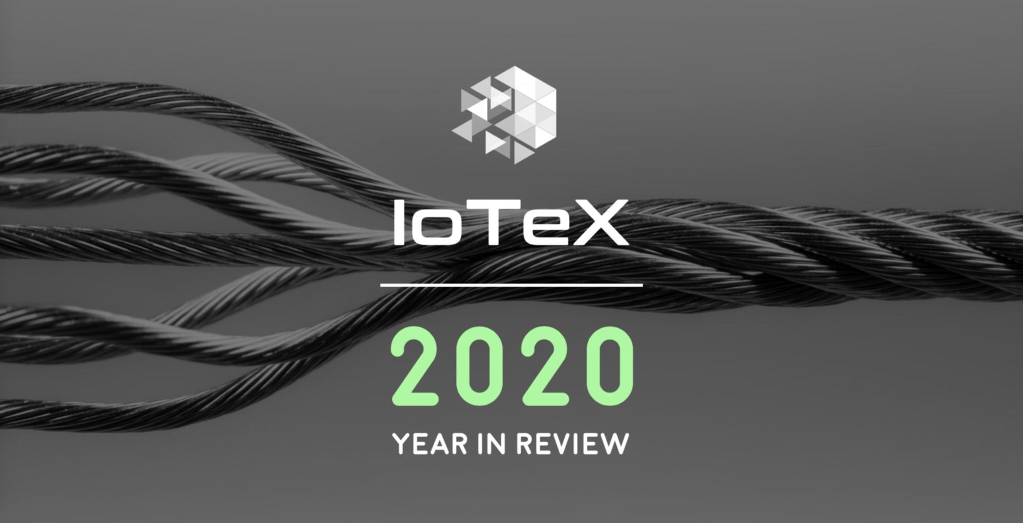 Featured image for article "IoTeX 2020 — Year in Review" from IoTeX Blogs