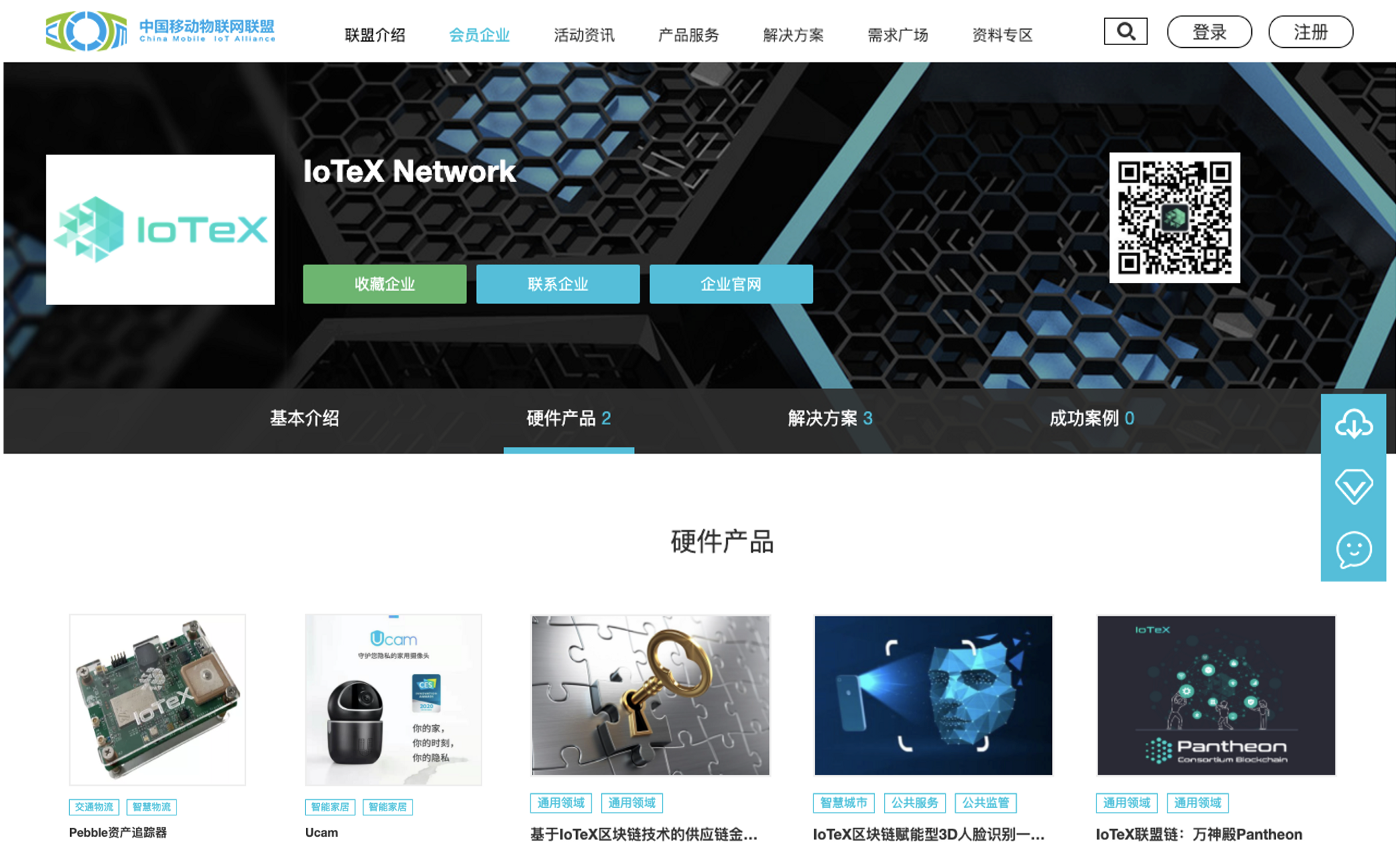 Image: Iotex Network and sample of products