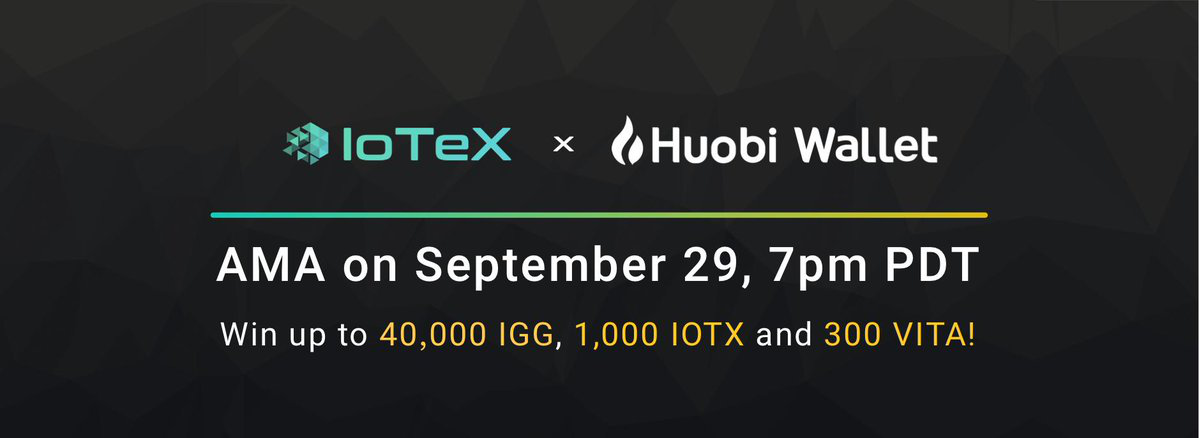 Featured image for article "IoTeX AMA w/ Huobi Wallet" from IoTeX Blogs