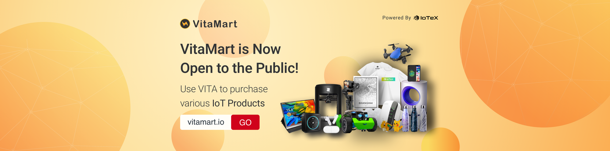Featured image for article "VitaMart is Now Open to the Public!" from IoTeX Blogs