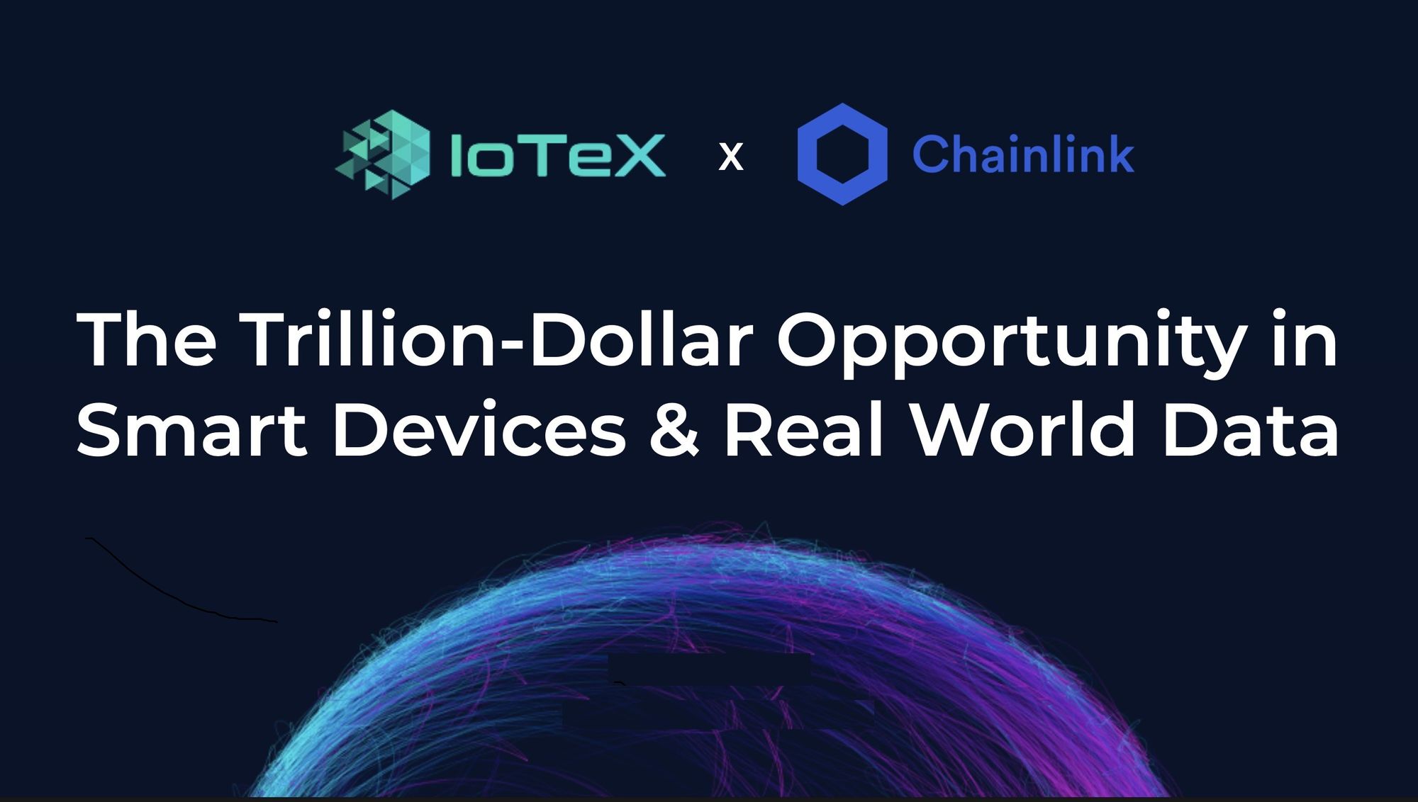 Featured image for article "IoTeX + Chainlink [Exploring the Trillion Dollar Device Ecosystem]" from IoTeX Blogs