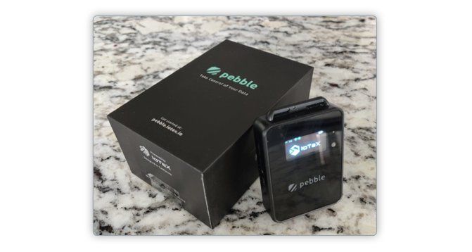 Pebble packaging and device