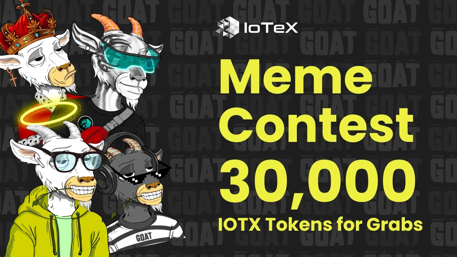 Featured image for article "Meme Contest is Live!" from IoTeX Blogs