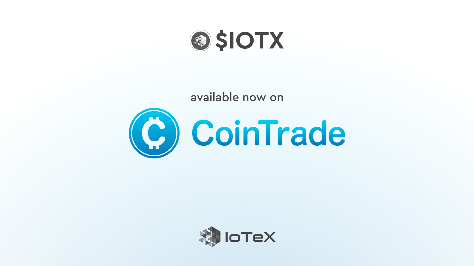 Featured image for article "IoTeX’s IOTX Token Now Listed on CoinTrade — Expanding Reach in Japan" from IoTeX Blogs