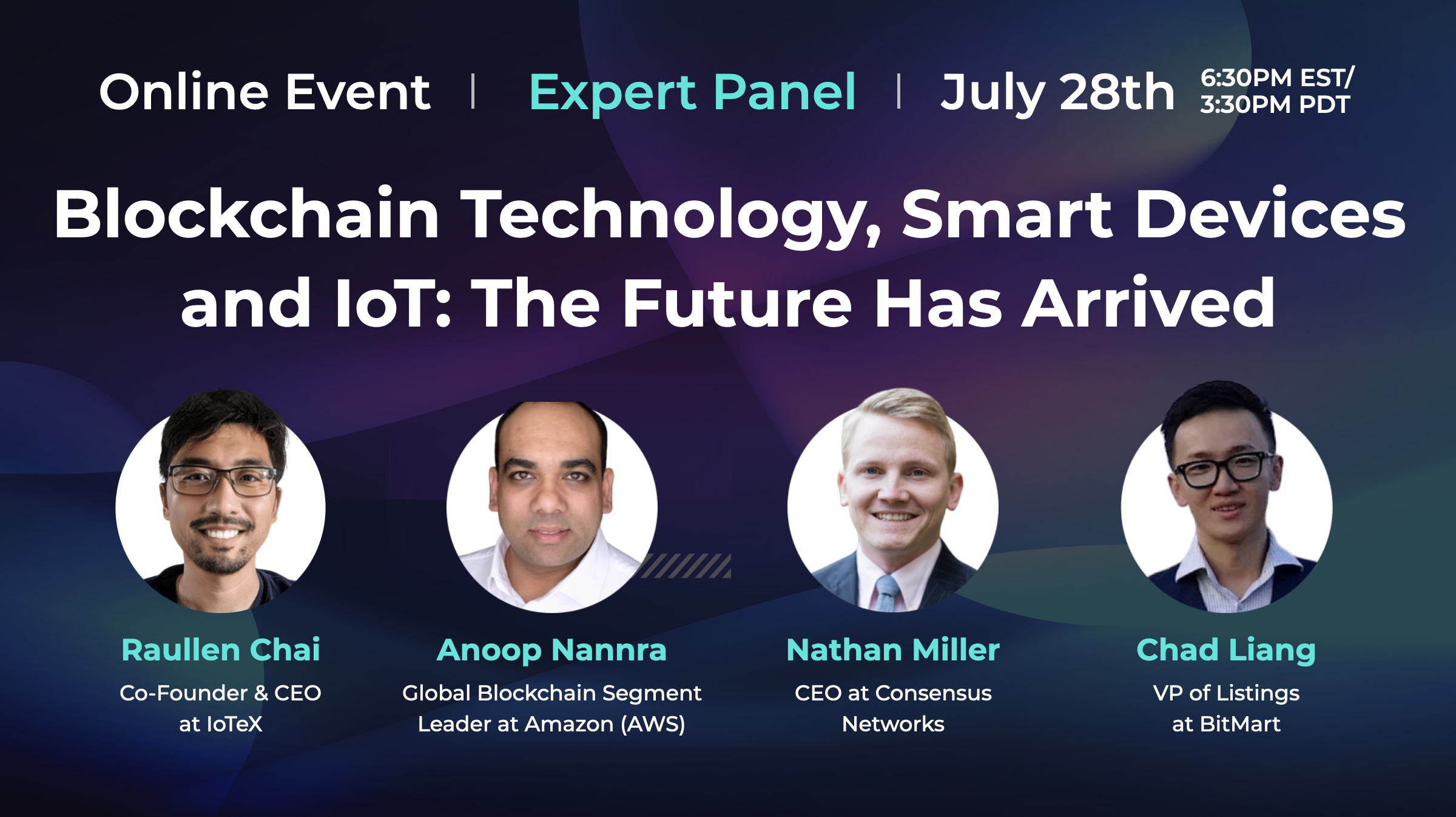 Blockchain Technology, Smart Devices and IoT: The Future [Expert Panel]