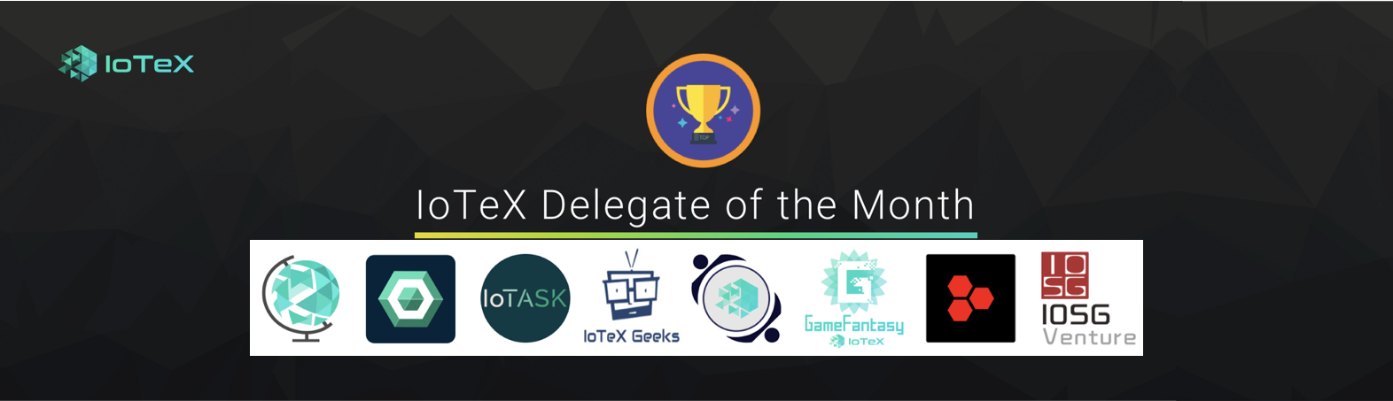 Delegate of the Month (DOTM) #1 — Congrats to our Winners!