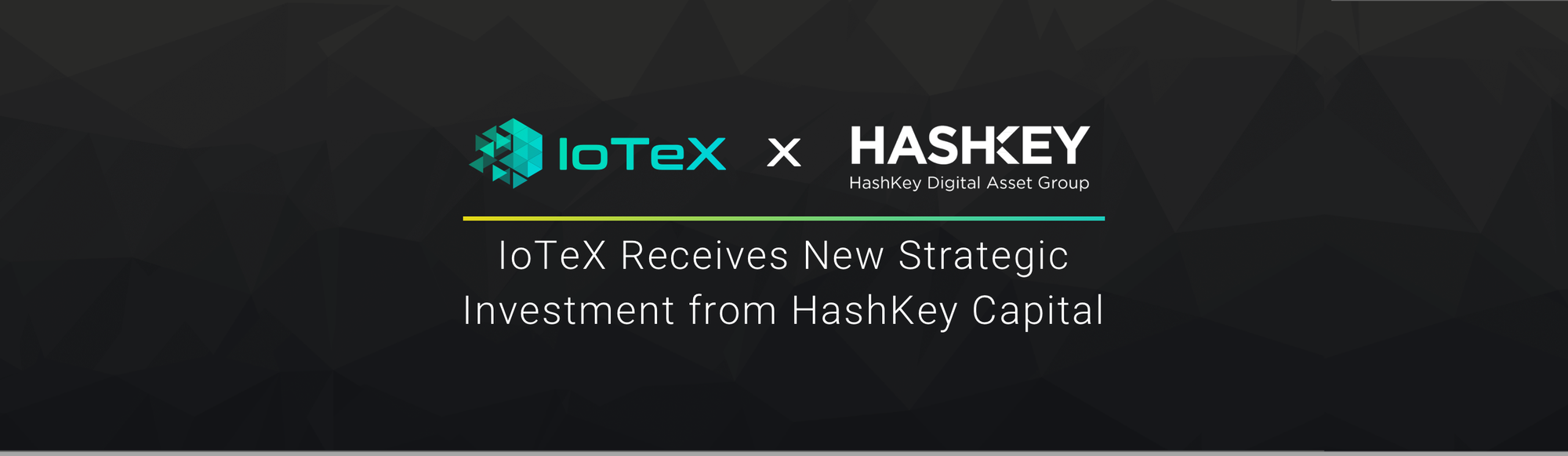 IoTeX Receives New Strategic Investment from HashKey Capital