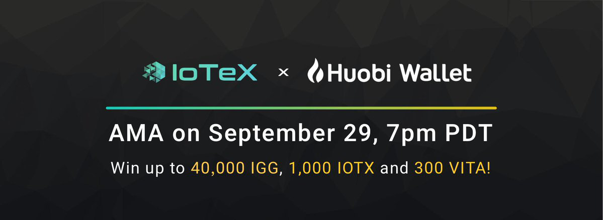 IoTeX AMA w/ Huobi Wallet
