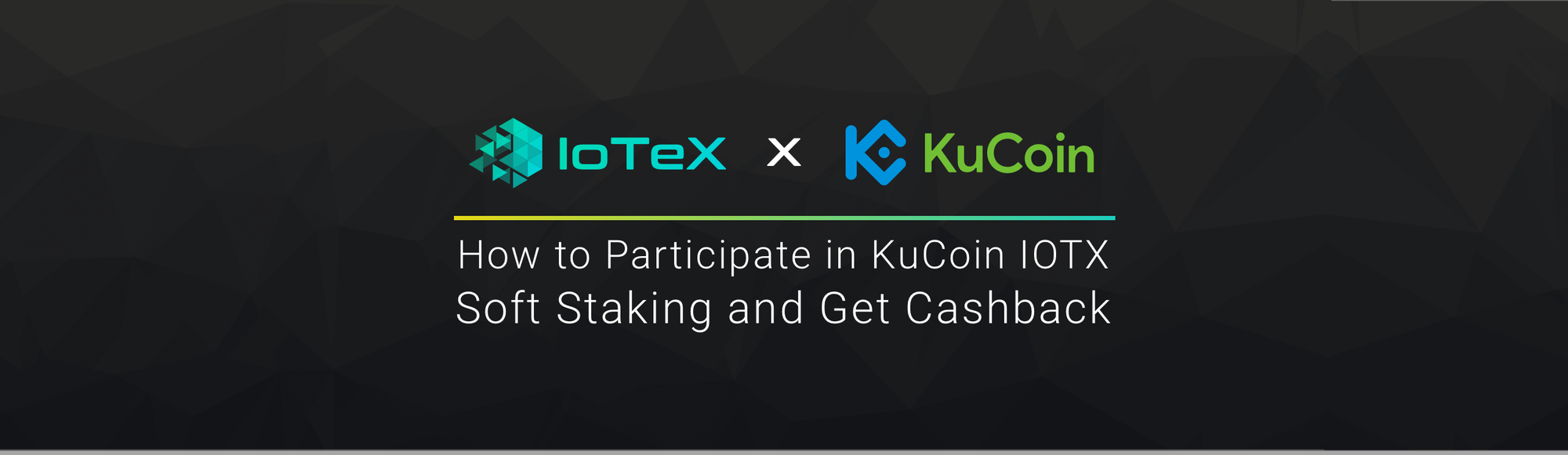 How to Participate in KuCoin IOTX Soft Staking and Get Cashback