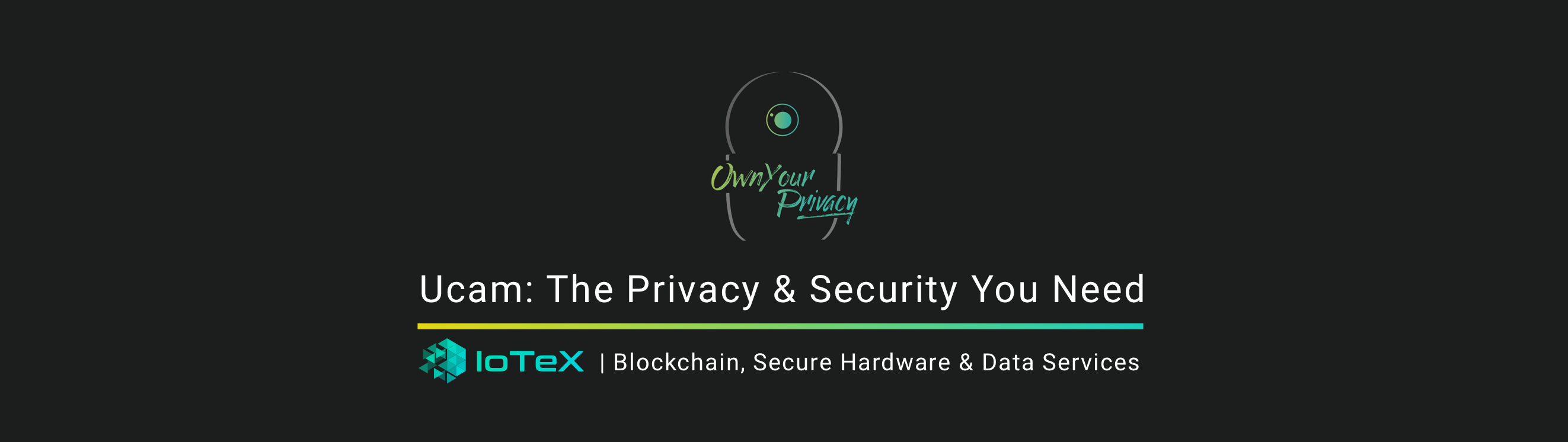 Ucam by IoTeX: The Privacy & Security You Need