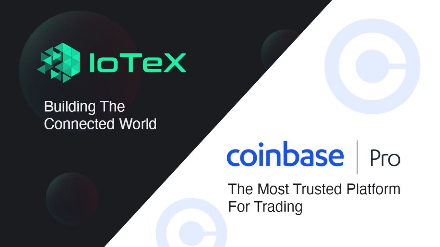 IOTEX Listed on Coinbase [Becomes First Listed IOT Blockchain Company]