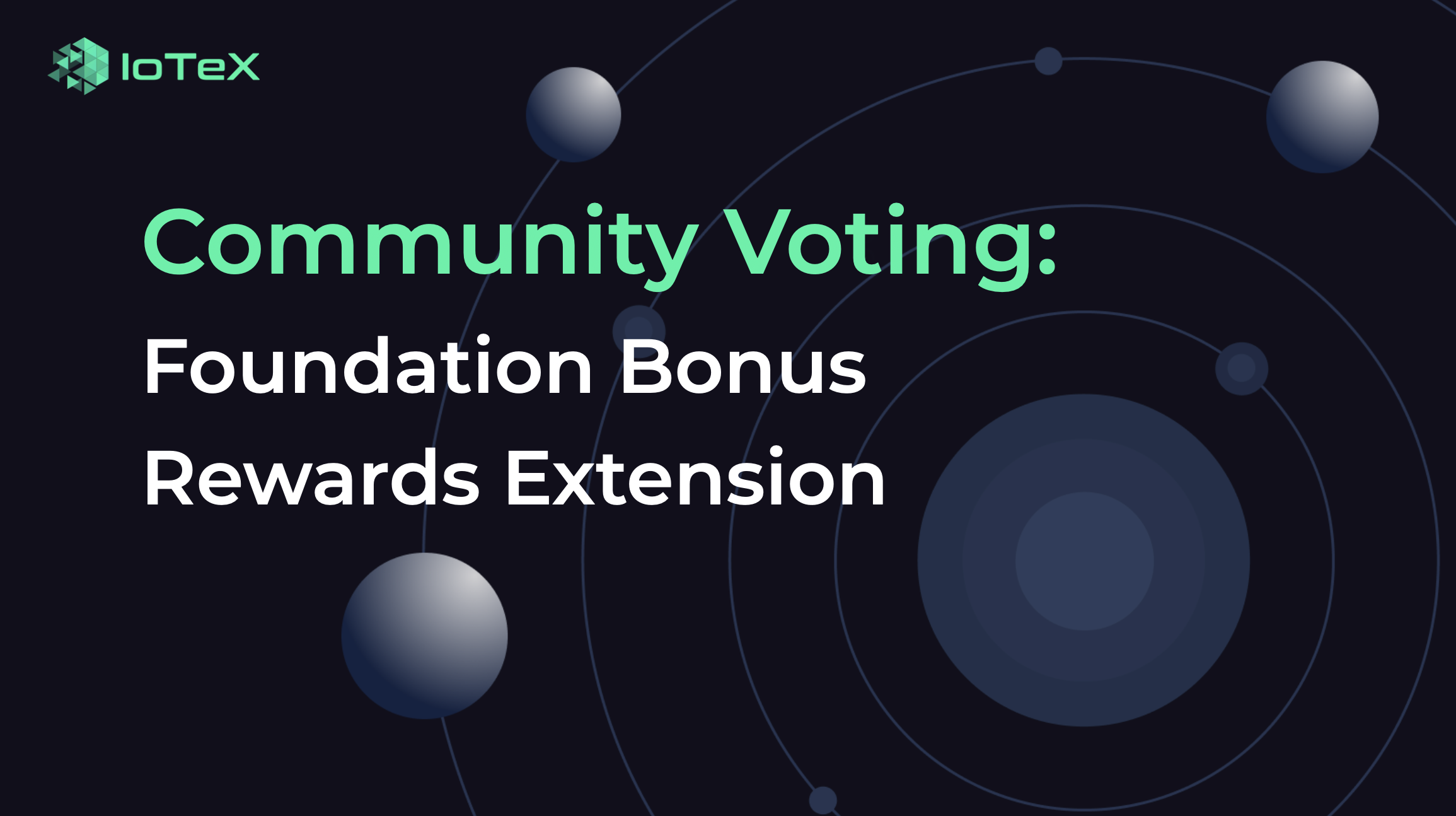 Community Voting Kickoff - Foundation Bonus Rewards Extension
