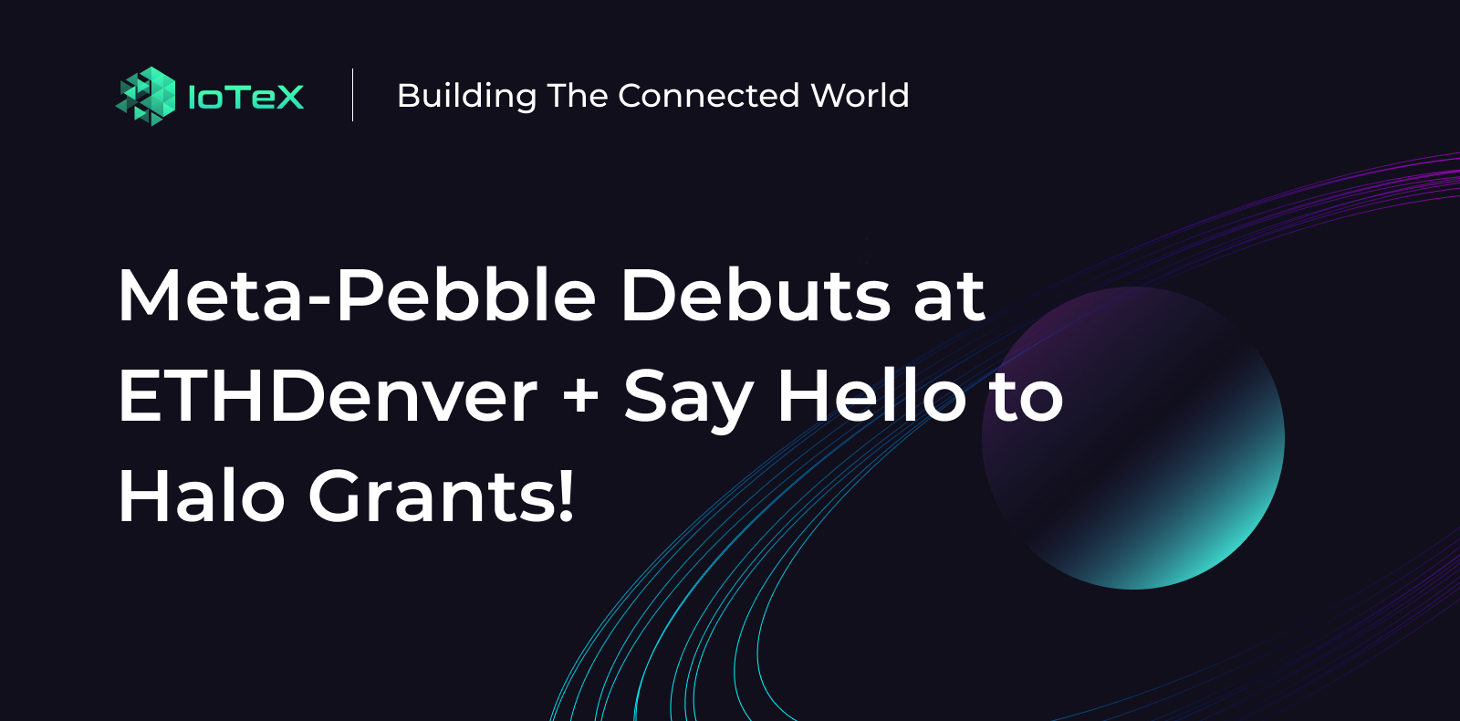 Meta-Pebble Debuts at ETHDenver + Say Hello to Halo Grants