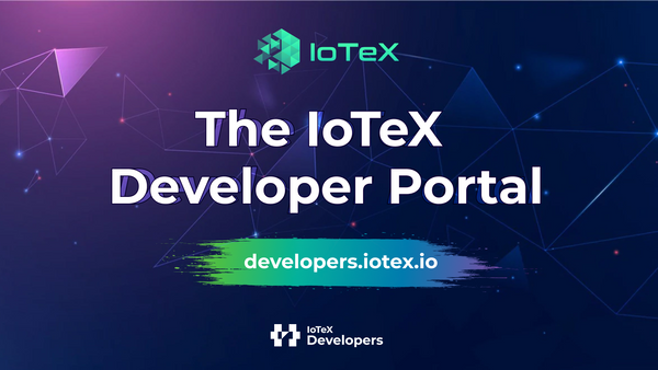 The IoTeX Developer Portal
