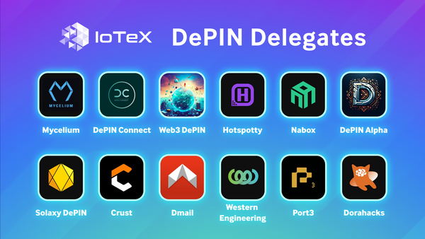 Co-Creating DePIN – Meet Our Newest DePIN Delegates for the IoTeX Network