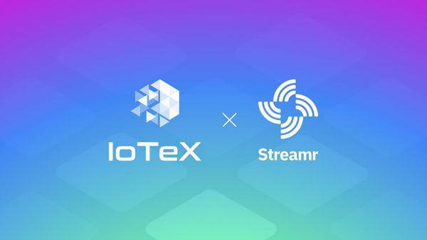 Streamr と IoTeX パートナーによるスーパーチャージされた DePIN データの提供