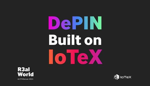 IoTeX는 ETHDenver에서 DePIN 데모 데이를 개최하고 500만 달러 규모의 Future Money Group 및 IoTeX가 자금을 지원하는 DePIN 액셀러레이터 프로그램의 첫 번째 단계에 참여할 예정입니다.