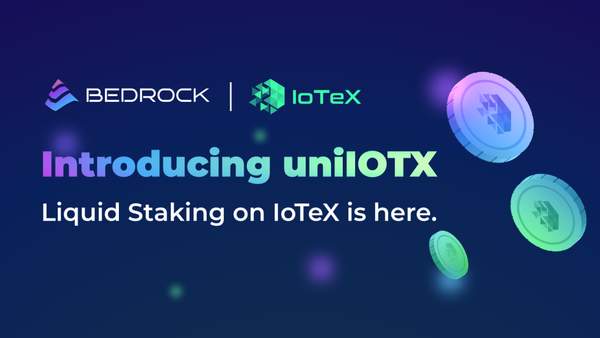 IoTeX 链上首个流动性质押：uniIOTX 现已上线